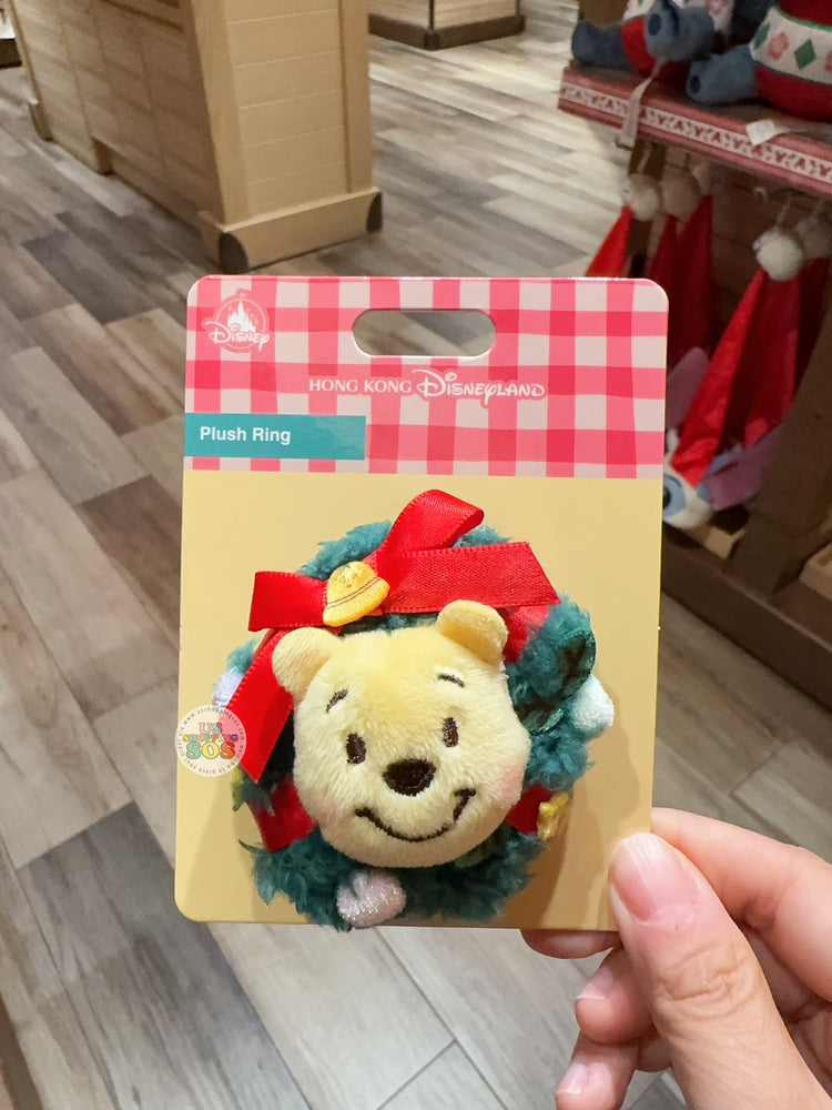 HKDL - 2025 Winnie the Pooh & Friends Christmas x Winnie the Pooh Plush Ring