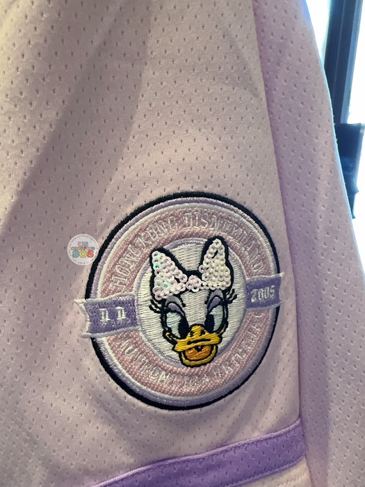 HKDL - 2026 Daisy Duck with Hong Kong Disneyland Wordings Baseball Jersey for Adults