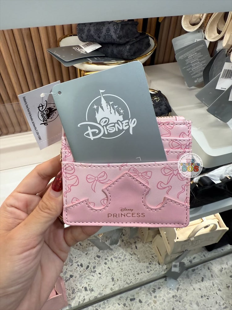 DLR/WDW - Disney’s Once Upon A Bag - Disney Princess Bow Light Pink Card Wallet
