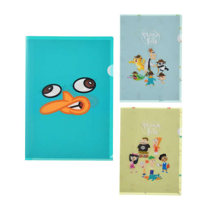 JDS - 2026 PHINEAS & FERB x Phineas and Ferb Clear File Set of 3 (Release Date: Aug 18, 2026)
