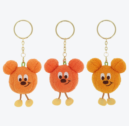 TDR - 2026 Disney Halloween x Mickey & Minnie Mouse 'Scared Ghost & Pumpkin Lantern Collection x Pumpkin Lantern Plush Keychains Set of 3 (Release Date: Sept 15, 2026)
