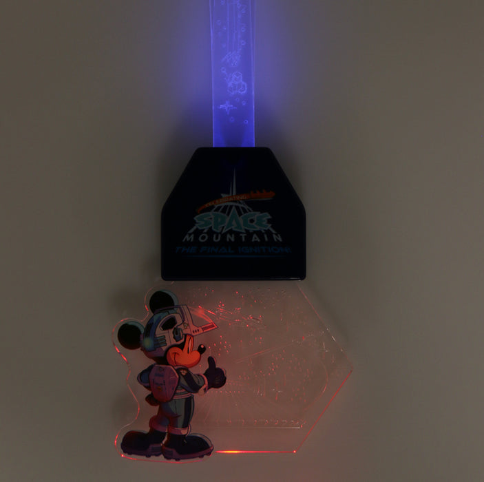 TDR - "Celebrating Space Mountain: The Final Ignition!" x Mickey Mouse Light Up Necklace (Release Date: Apr 8)