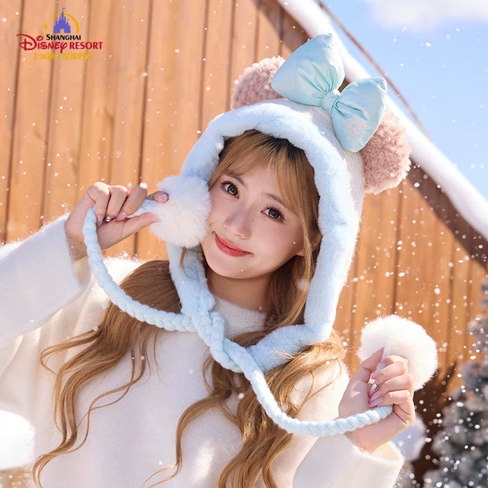 SHDL - 2025 Duffy & Friends Ice & Snow Partner Collection x ShellieMay Fluffy Beanie with Pom Pom for Adults