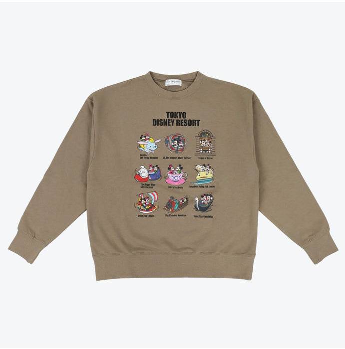 TDR - 2026 Mickey & Minnie Mouse Enjoying Tokyo Disney Resort Sweatshirt for Adults (Release Date: Oct 8, 2026