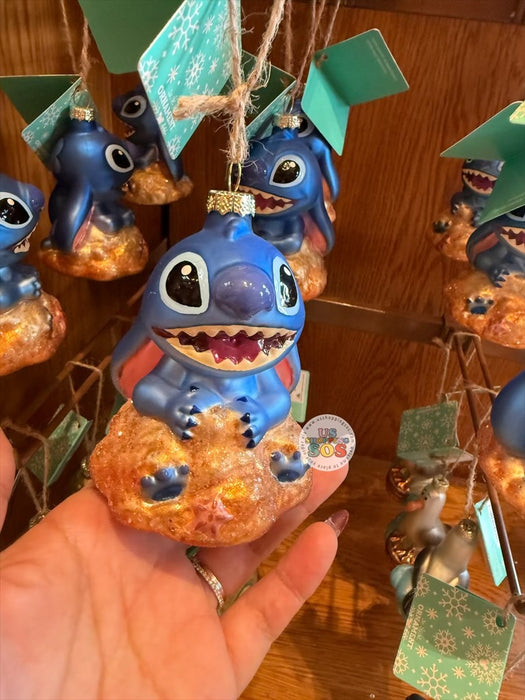 DLR/WDW - Stitch with Sand Glass Hanging Ornament 2026