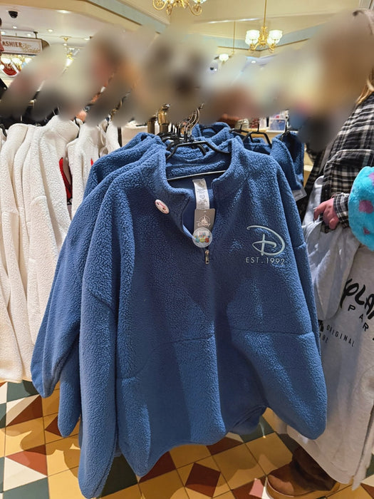DLP - Stitch Quarter Zip Sherpa For Adults (Pre Order, Restock Date is UNKNOWN!!!)