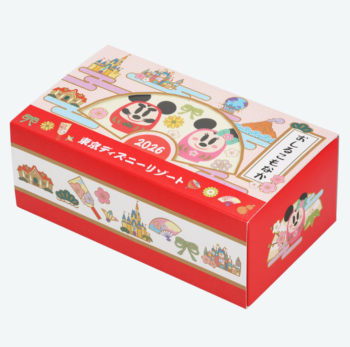 TDR - 2026 Happy New Year Mickey & Friends Collection x Mickey & Minnie Mouse "Daruma” "Oshiruko Monaka" Box Set (Release Date: Dec 1, 2025)