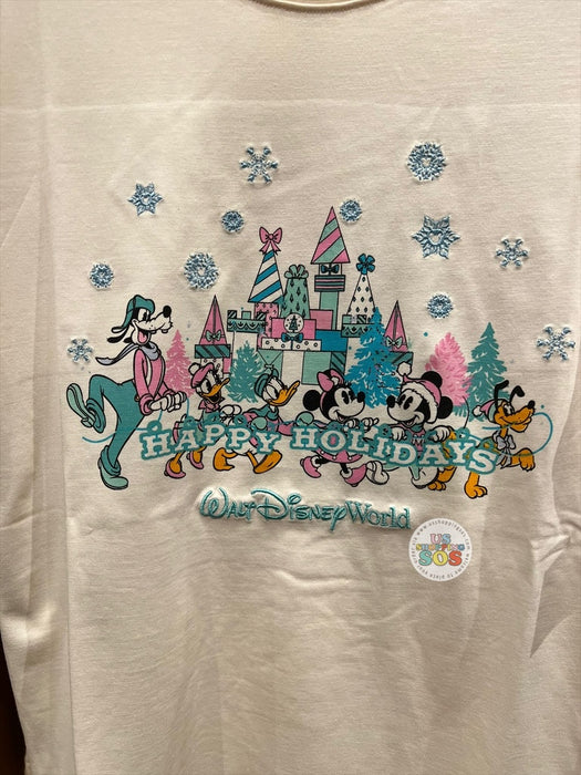 DLR/WDW - Christmas 2025 - Mickey & Friends Park Logo Baby Powder T-shirt (Adult)