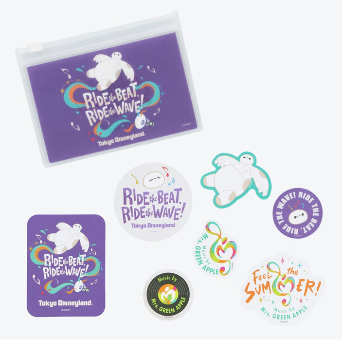 TDR - 2026 Baymax "Ride the Beat, Ride the Wave! x Stickers & Zip Case Set (Release Date: Jul 1, 2026)