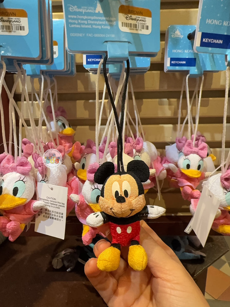 HKDL - Mickey Mouse "Japan Fabric Like" Plush Keychain