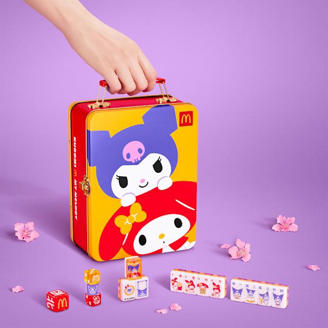 Hong Kong Exclusive - McDonald Kuromi X Melody Crystal Mahjong Set