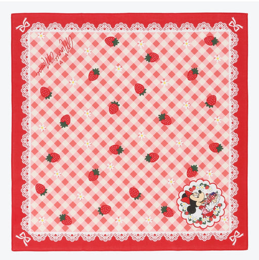 TDR - 2026 Minnie Mouse "Picking Berries & Red Checkered Design" x Handkerchief (Release Date: Oct 8, 2026)