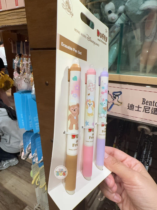 HKDL - 2026 Duffy & Friends Erasable Pen Set of 3