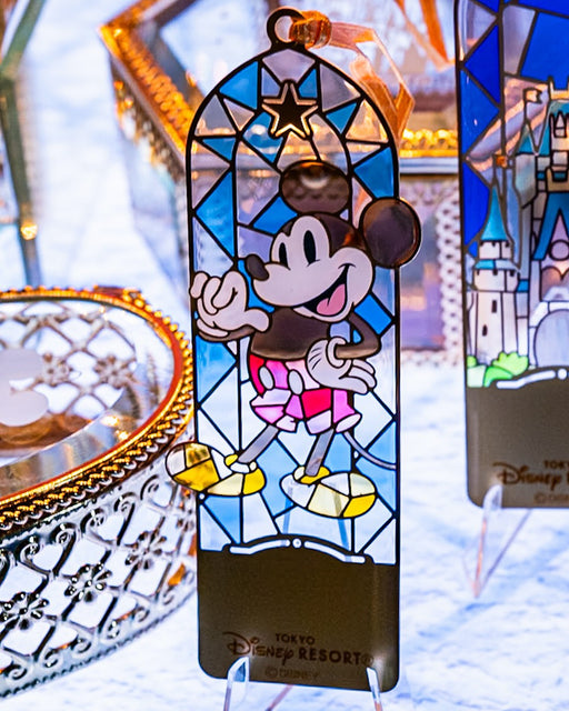 TDR - Mickey Mouse Stained Glass Bookmark