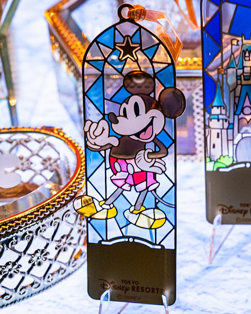 TDR - Mickey Mouse Stained Glass Bookmark