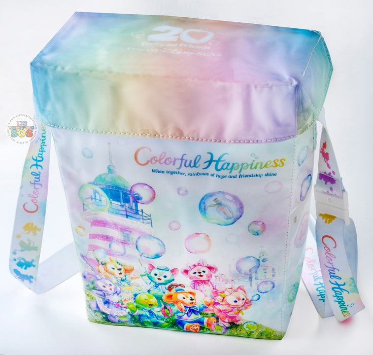 TDR - Duffy & Friends 20th Anniversary: Colorful Happiness x Duffy & Friends Souvenir Popcorn Case/Bag (Release Date: Aug 28, 2025)