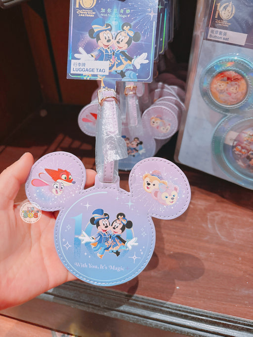 SHDL - 2026 Disney Characters 10th Birthday Celebration Collection x Luggage Tag