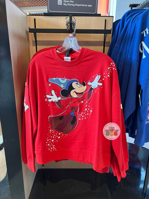 WDW - Fantasia Sorcerer Mickey - “Walt Disney World” Red Pullover (Adult)