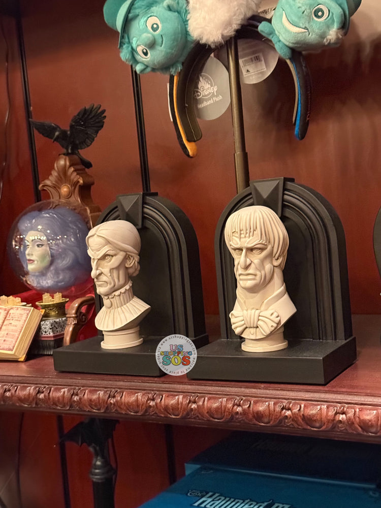 DLR/WDW - The Haunted Mansion - Watchful Busts Bookends