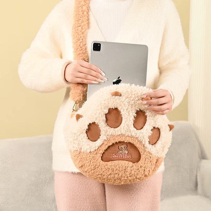 China Exclusive- Lion King Simba Paw Shaped 2 Ways Bag