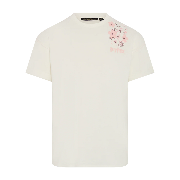 Warner Bros. Studio Tour Tokyo – The Making of Harry Potter Exclusive x 2026 Color Pop Sakura Collection - White Sakura T Shirt for Adults (Release Date: Feb 25, 2026)