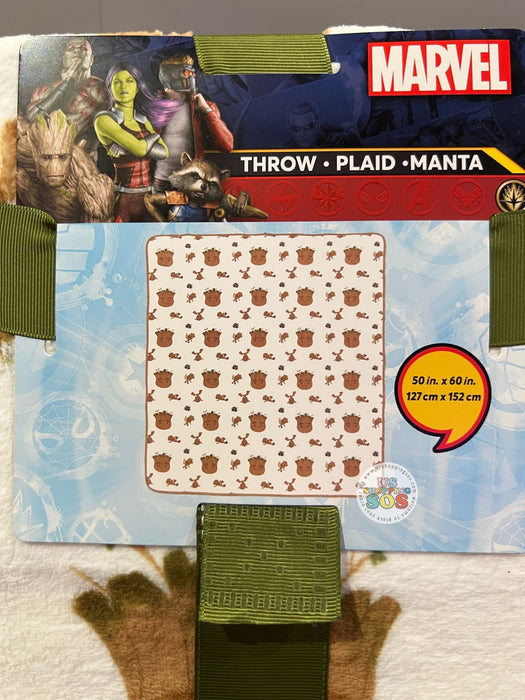 DLR/WDW - Marvel Chibi Groot All-Over-Print Blanket 50” x 60”