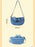 China Exclusive- Cute & Casual Laying Down Stitch Shoulder Bag