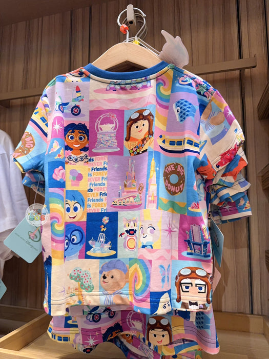 HKDL - 20th Anniversary Parade Float Disney & Pixar Characters T Shirt for Adults