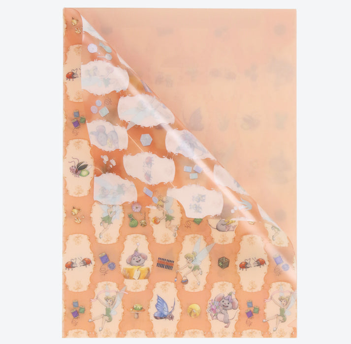 TDR - Fantasy Springs "Fairy Tinkerbell's Busy Buggy" Collection x Clear Holder & Stickers Set