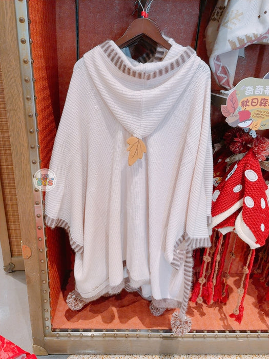 SHDL - Chip & Dale Autumn Forest Collection x Chip Ponchos Coat for Adults (Release Date: Sept 12, 2025)