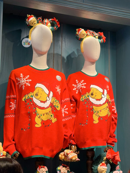 HKDL - 2025 Winnie the Pooh & Friends Christmas x Winnie the Pooh Christmas Ear Headband
