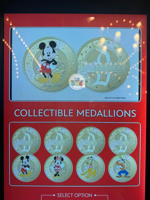 DLR - Color Collectible Medallions 2026 - Mickey & Friends