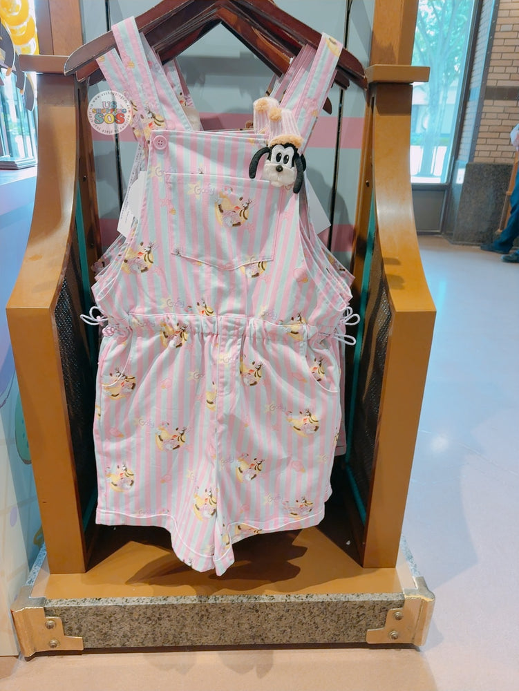 SHDL - 2025 Mickey and Friends Summer Vibes Collection x Goofy All Over Print Overall Pants for Adults