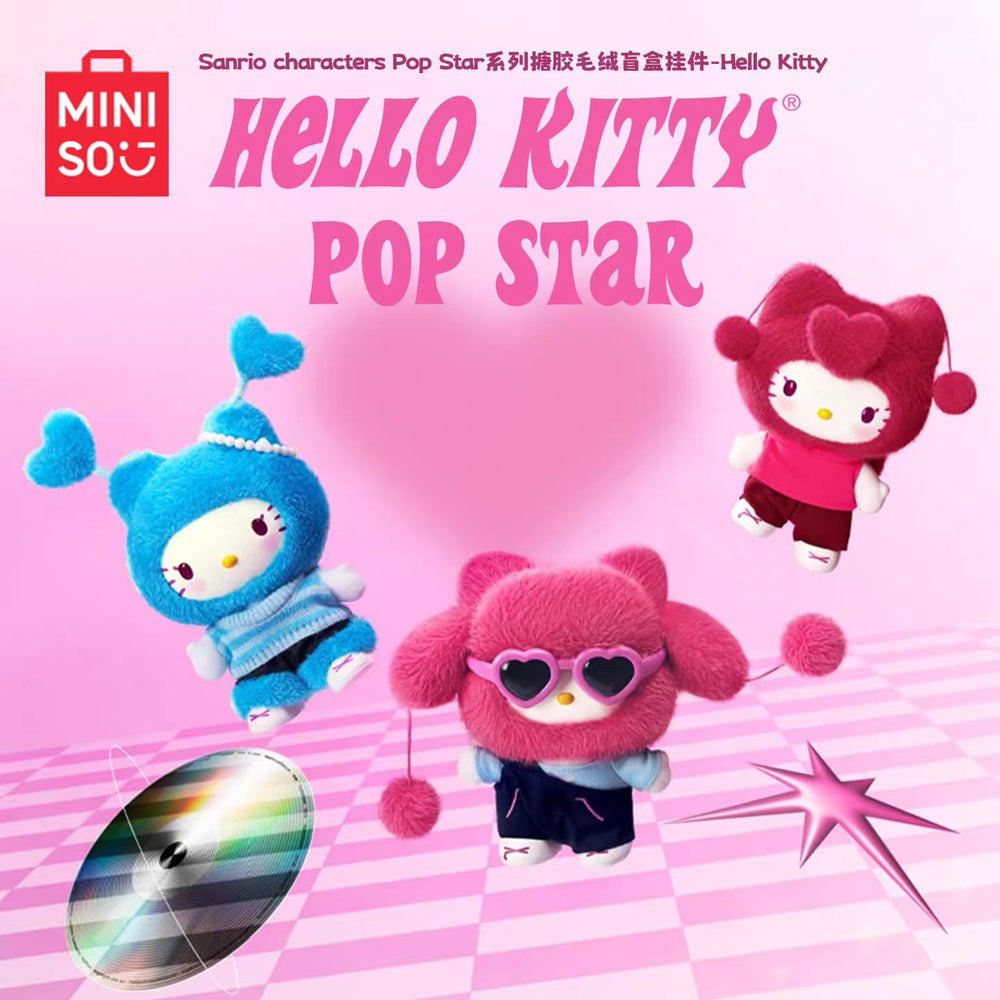 miniso キティ サンリオ Pop Star Vinyl Plush miniso キティ サンリオ Pop Star Vinyl Plush