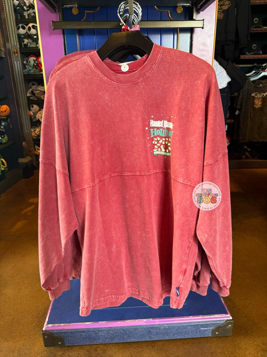 DLR/WDW - Haunted Mansion Holiday 25th Anniversary 2026 - Spirit Jersey Brick Red Pullover (Adult)