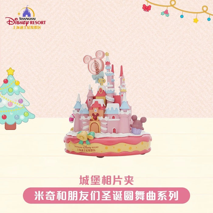 SHDL - 2025 Mickey & Friends Christmas Waltz Dance Collection x Cinderella Castle & Magical Balloon Photo Clip Holder