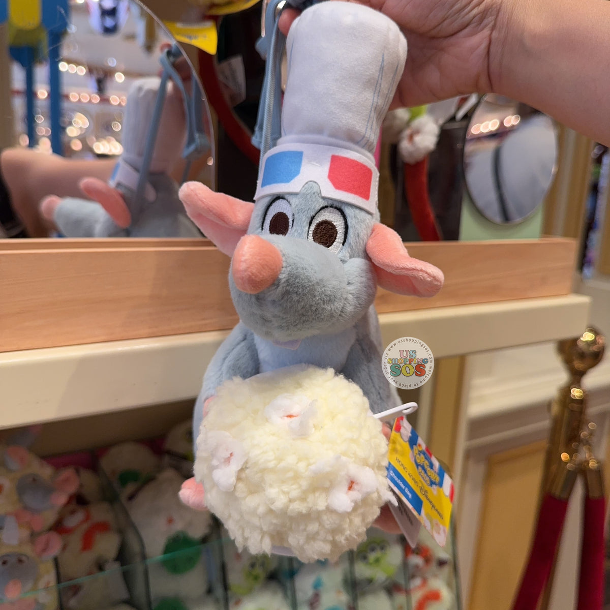 HKDL - 2026 Pixar Popcorn Pals Collection x Remy Plushy Shoulder