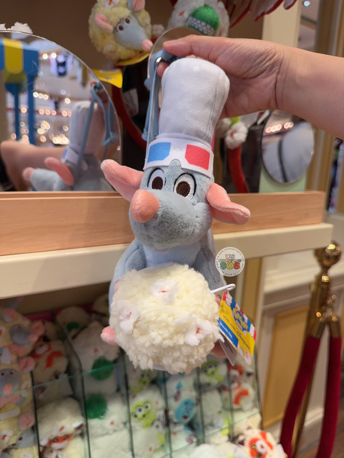 HKDL - 2026 Pixar Popcorn Pals Collection x Remy Plushy Shoulder
