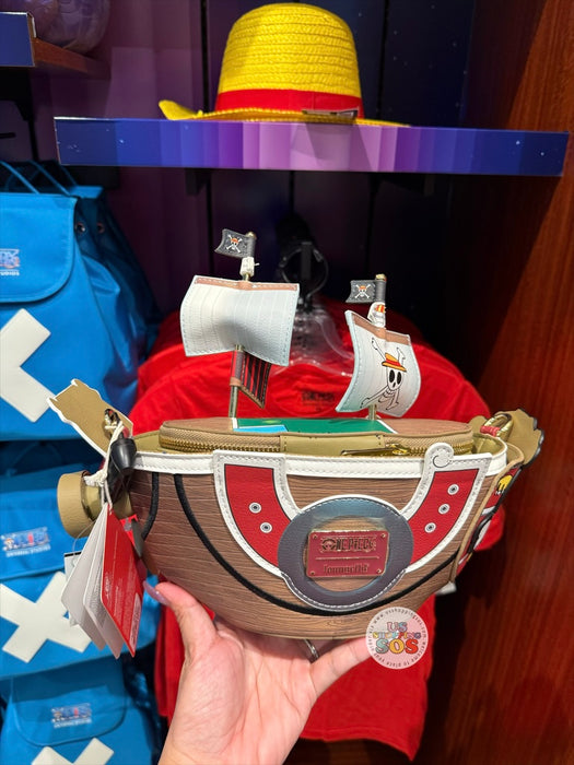 Universal Studios - Universal FanFest Nights 2026 - One Piece Loungefly Thousand Sunny Ship Figural Crossbody Bag