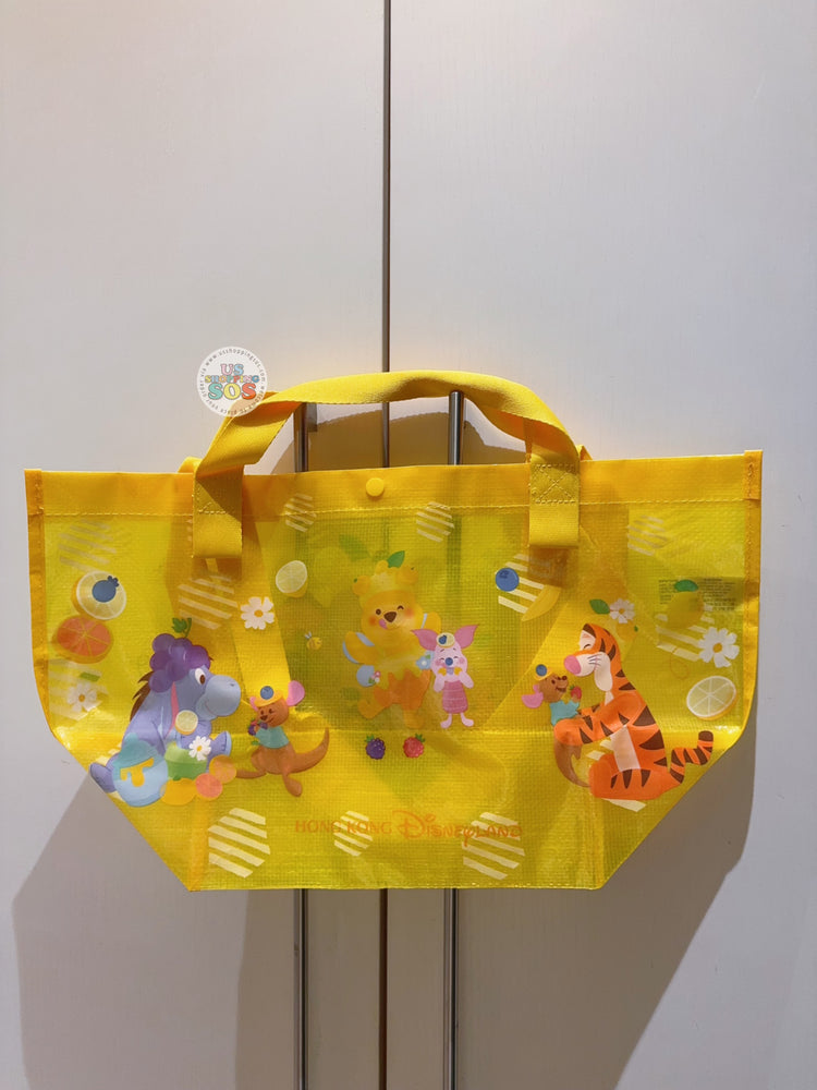HKDL - Winnie the Pooh Lemon Honey Collection x Winnie the Pooh & Friends Shopping Bag (S)