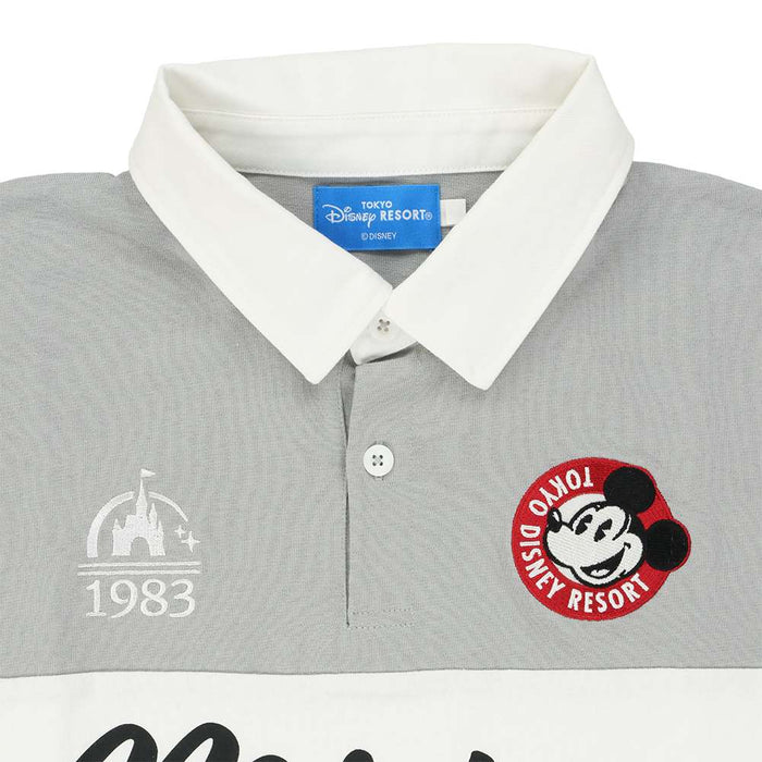 TDR - Mickey Mouse Rugby Shirt with Distinctive Collar and Stripes for Adults (Release Date: May 8, 2025)
