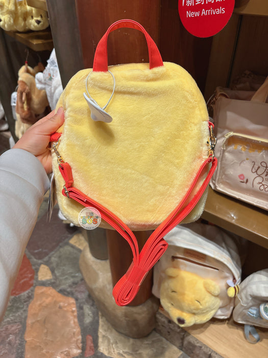 SHDL - Winnie the Pooh Fluffy Shoulder Bag with Clear Window