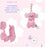 SHDS - 2026 Sakura Collection x Roo Plush Keychain (Release Date: Jan 16, 2026)