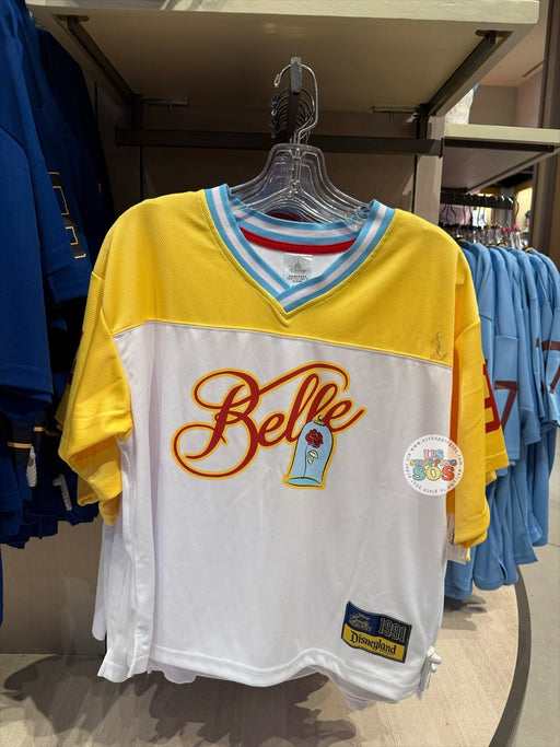 DLR/WDW - Beauty and the Beast - Belle Park Logo White/Yellow Sport Jersey (Adult)