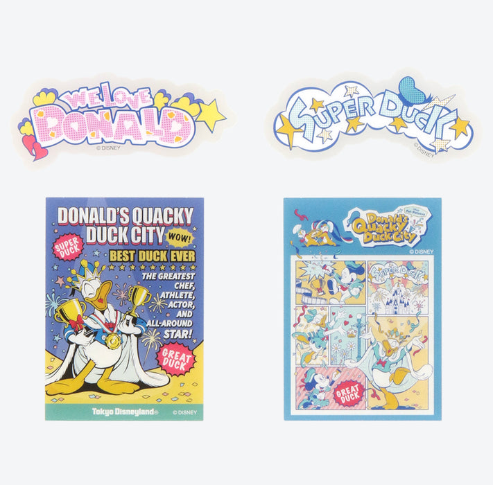 TDR - "Donald's Quacky Duck City" Collection - Stickers Set (Release Date: Apr 8)