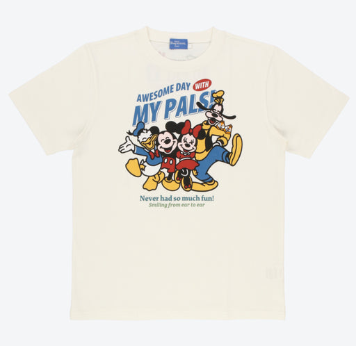 TDR - "Let's go to Tokyo Disney Resort" Collection x Mickey & Friends T Shirt for Adults Color: White (Release Date: April 25)