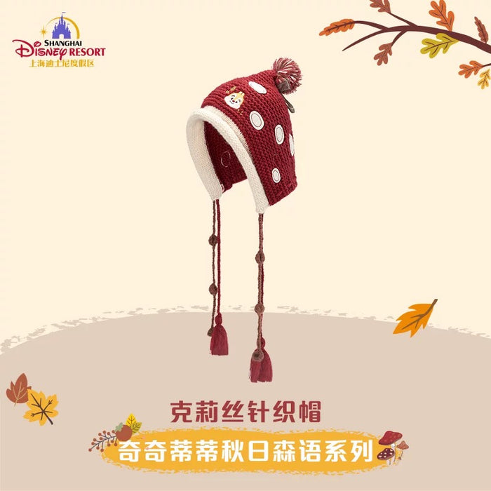 SHDL - Chip & Dale Autumn Forest Collection x Clarice Knit Hat for Adults (Release Date: Sept 12, 2025)