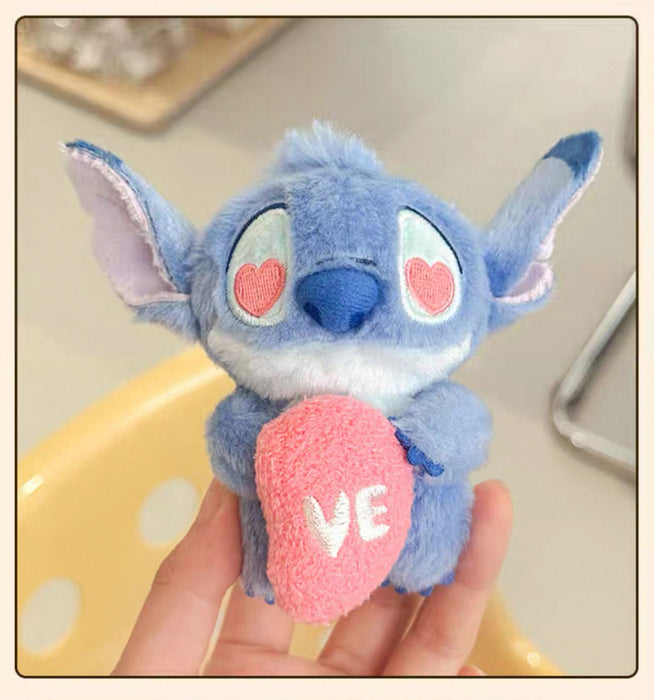 China Exclusive - Stitch & Angel ‘Love’ Keychains Set