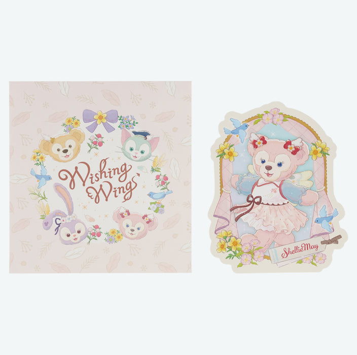 TDR - 2025 Duffy & Friends "Wishing Wings" Collection x Post Cards Stickers with Greeting Card Set (Release Date: Aug 28, 2025)
