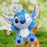 China Exclusive- Stitch with Scrump on the Head Plush Keychain